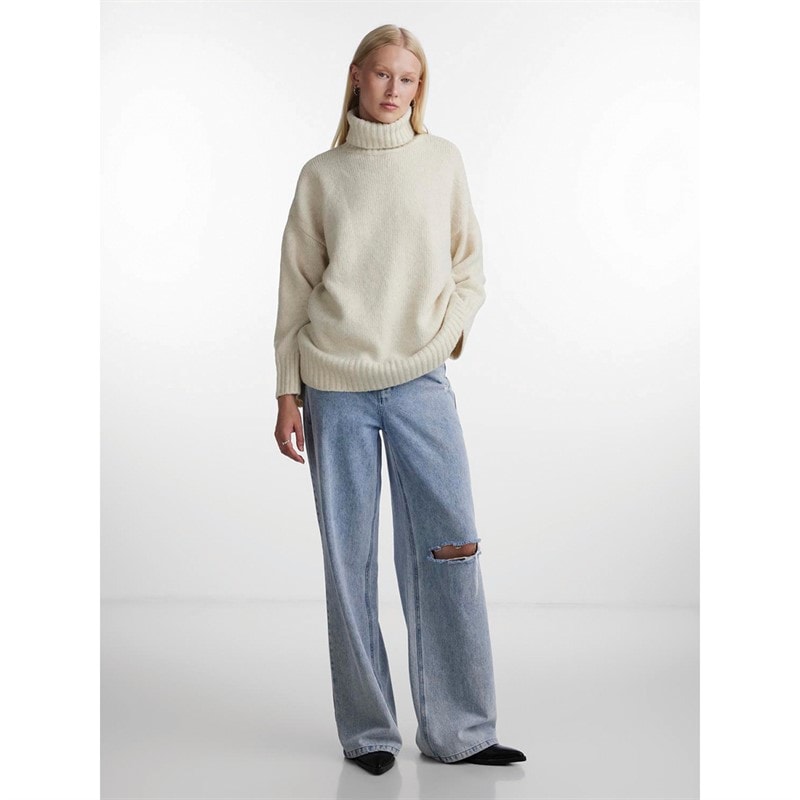 Pieces Damen Nancy Pullover Braun - Bild 4