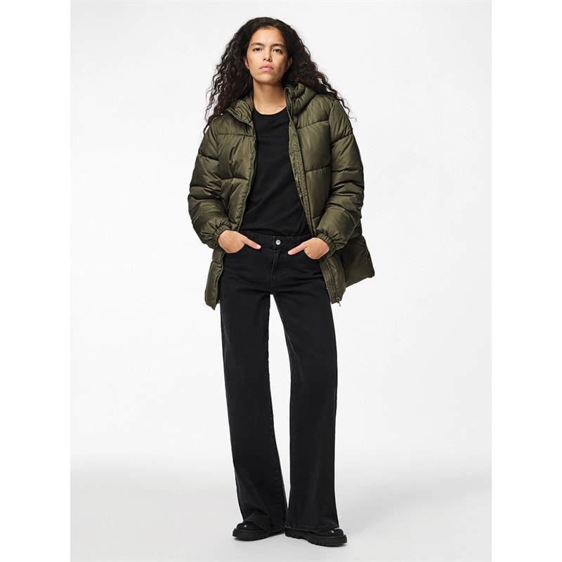Pieces Dames Maddie Jassen Groen - Afbeelding 4