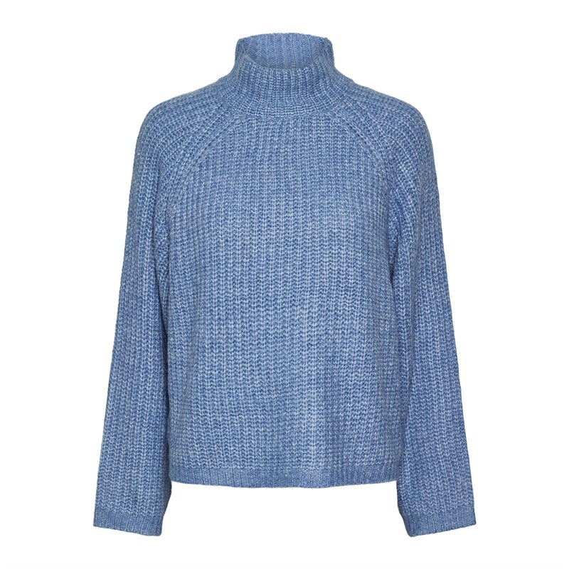 Pieces Dames Nell Truien Blauw - Afbeelding 1