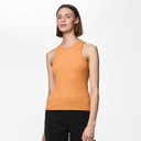Pieces Débardeur de sport Ruka Femme - Tangerine