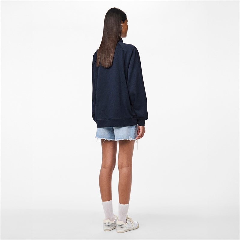 Pieces Damen Chilli Halb Reißverschluss Pullover Sky Captain - Bild 3