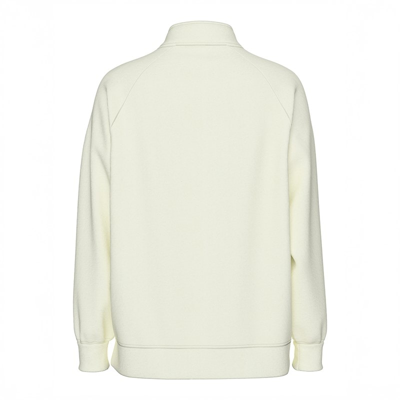 Pieces Sweatshirt demi-zip Femme Chili White Pepper - Image 2