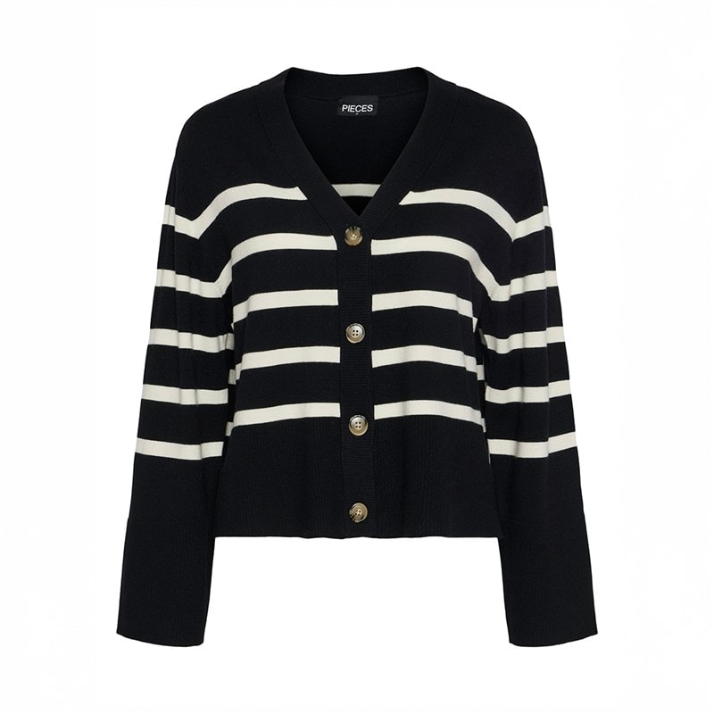 Pieces Cardigan Sia Femme Noir