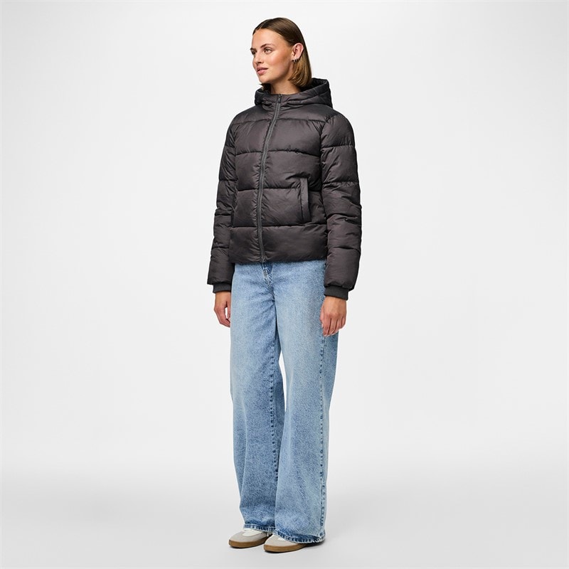 Pieces Veste courte Matelassée Janni Femme Magnet - Image 4