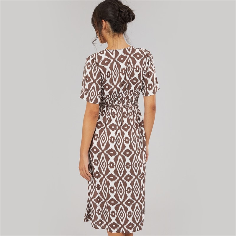 Pieces Damen Tala Midi Kleid Cloud Dancer - Bild 2