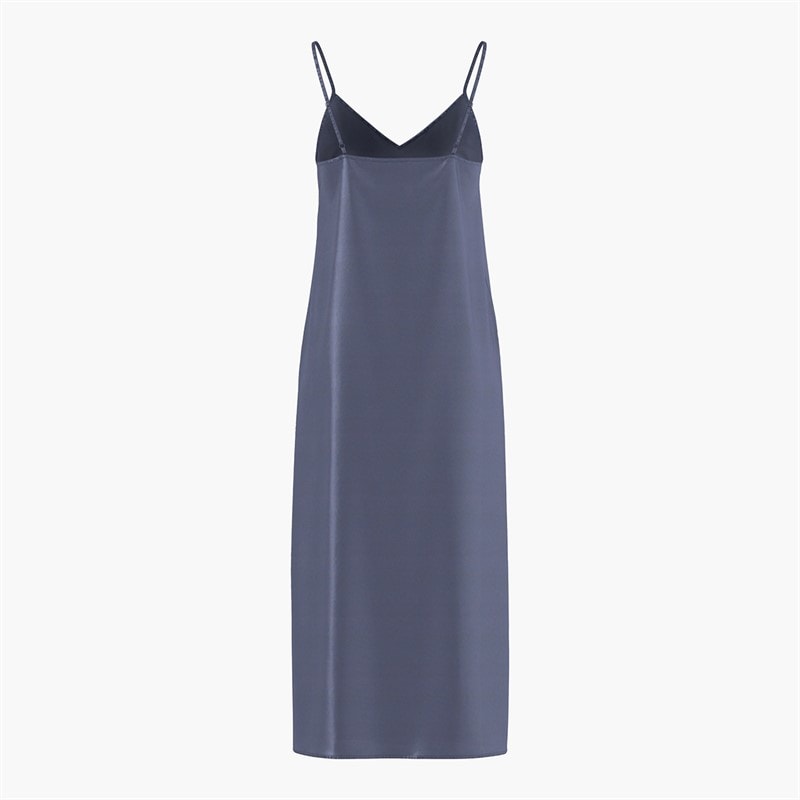 Pieces Robe Longue Jessa Femme Ombre Blue - Image 2