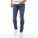 Crosshatch Heren Buraca Slim Fit Jeans Stonewash