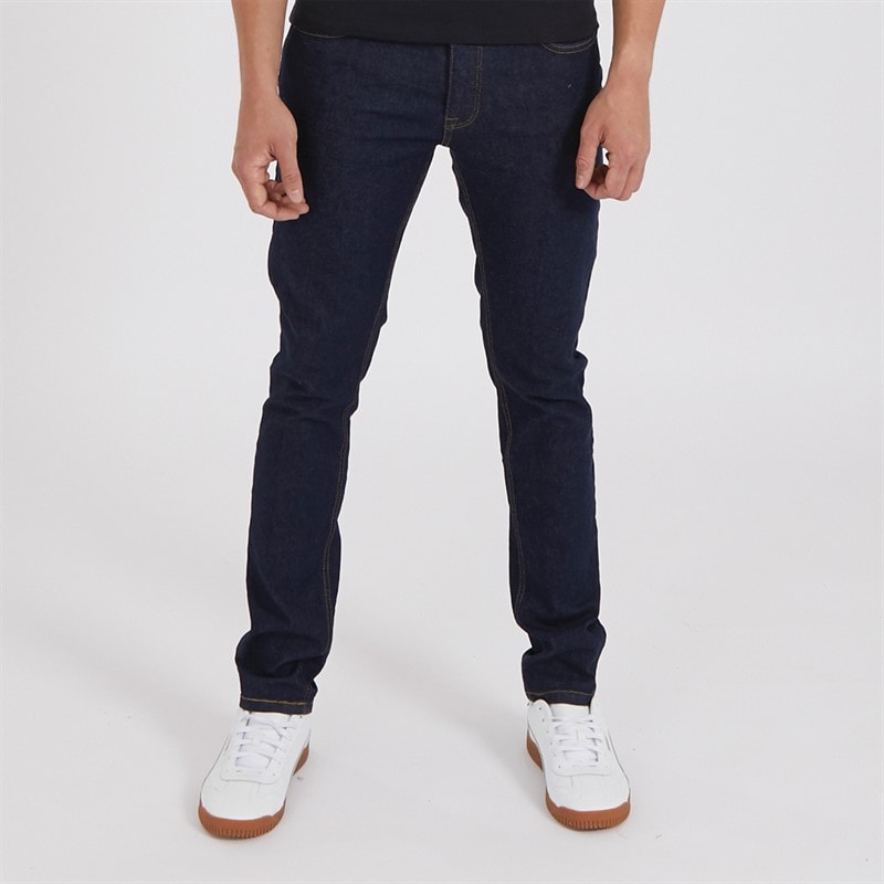 Crosshatch Heren Buraca Slim Fit Jeans Indigo