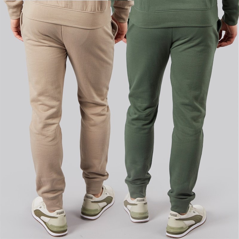 Crosshatch Herentrainerbroek Traymax Set van 2 Khaki/Stone - Afbeelding 2
