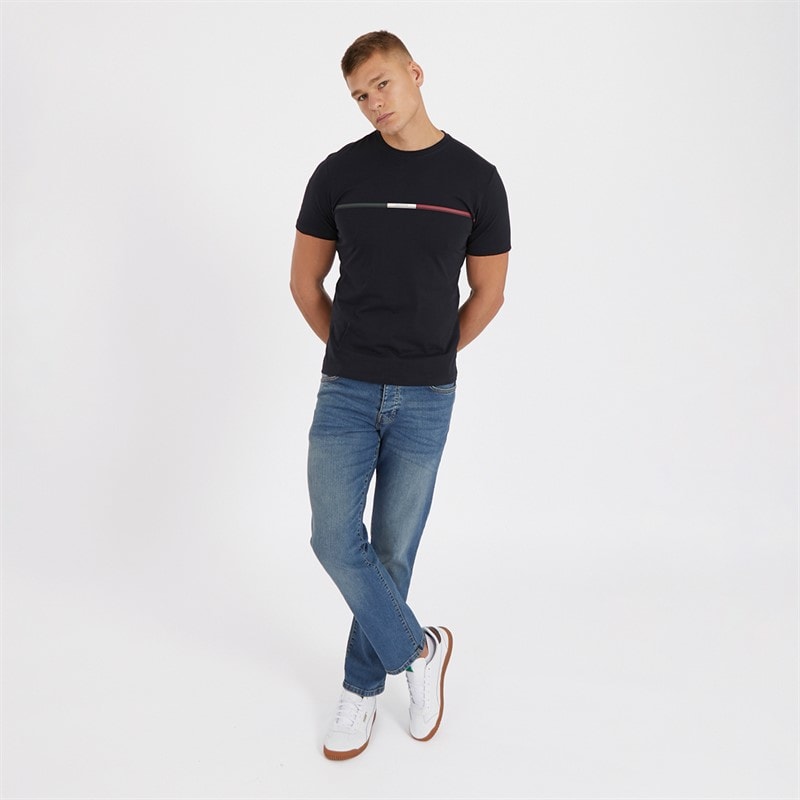 Crosshatch Jean's Homme Coupe Droite Stone Wash - Image 4
