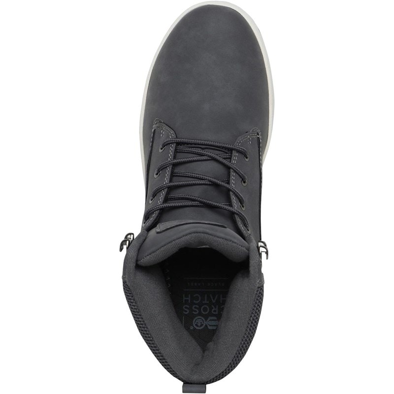 Crosshatch Herren Staiger High-Top Sneaker Grau - Bild 4