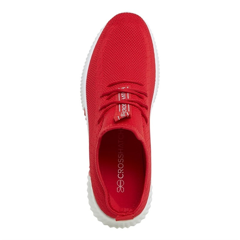 Crosshatch Heren Rideout Sneakers Rood - Afbeelding 4