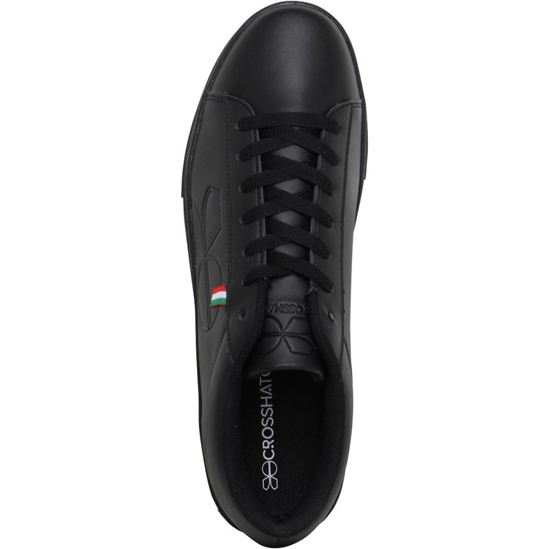 Crosshatch Herenschoenen Gleaton Sneakers Zwart Mono - Afbeelding 4