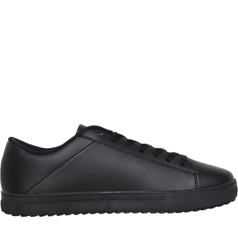Crosshatch Herenschoenen Gleaton Sneakers Zwart Mono - Afbeelding 5