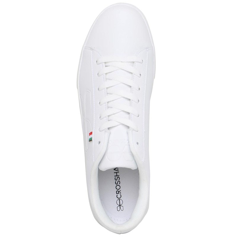 Crosshatch Heren Gleaton Sneakers Wit - Afbeelding 4