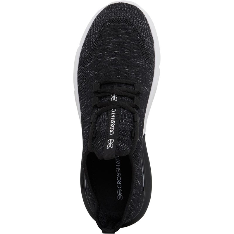 Crosshatch Heren Smitlay Sneakers Zwart - Afbeelding 4