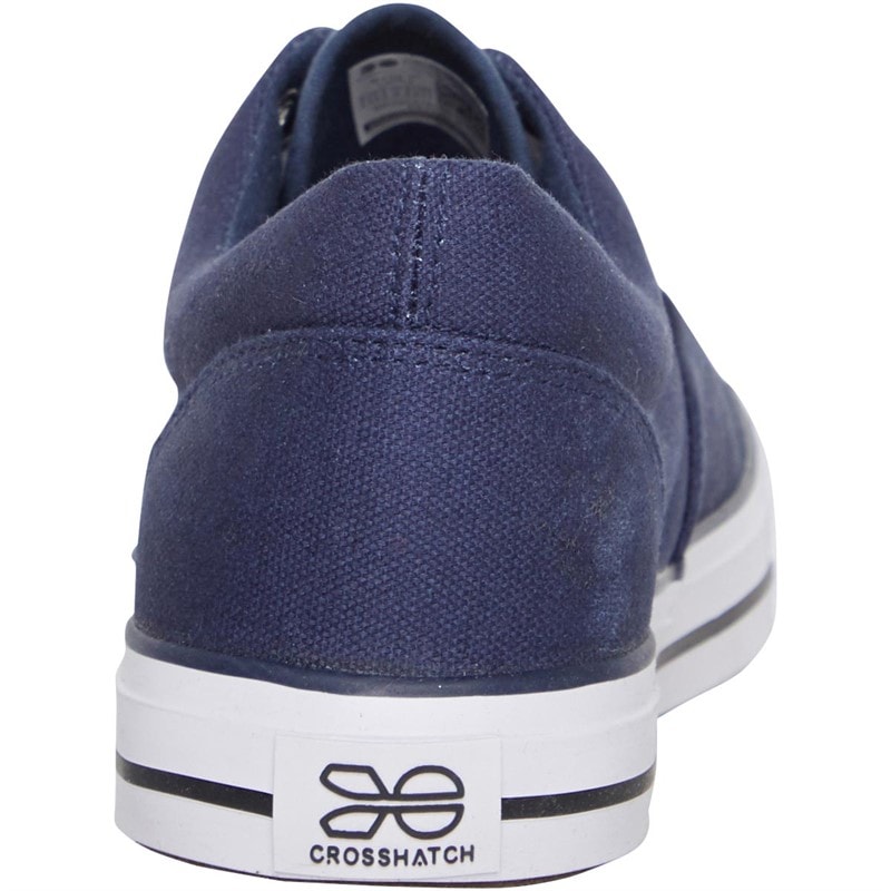 Crosshatch Heren Airwalk Canvas Pumps Navy - Afbeelding 3