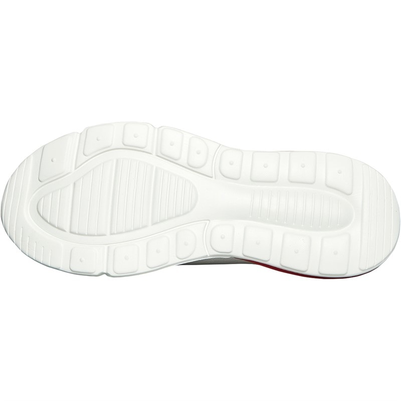 Crosshatch Sneakers Heren Smitlay Wit/Rood - Afbeelding 2