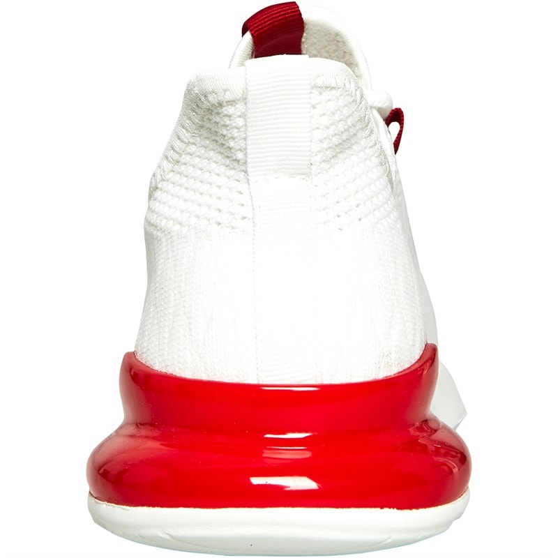 Crosshatch Sneakers Heren Smitlay Wit/Rood - Afbeelding 3