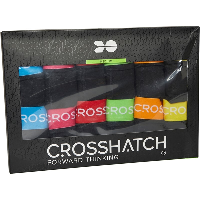 Crosshatch Herren Astral Zwölf Pack Boxers Schwarz - Bild 2