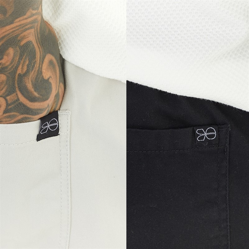 Crosshatch Shorts Cargo Kathos Homme, Deux Paquets, Gris/Noir - Image 3