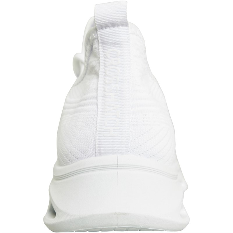 Crosshatch Trainers Wit Mono - Afbeelding 3