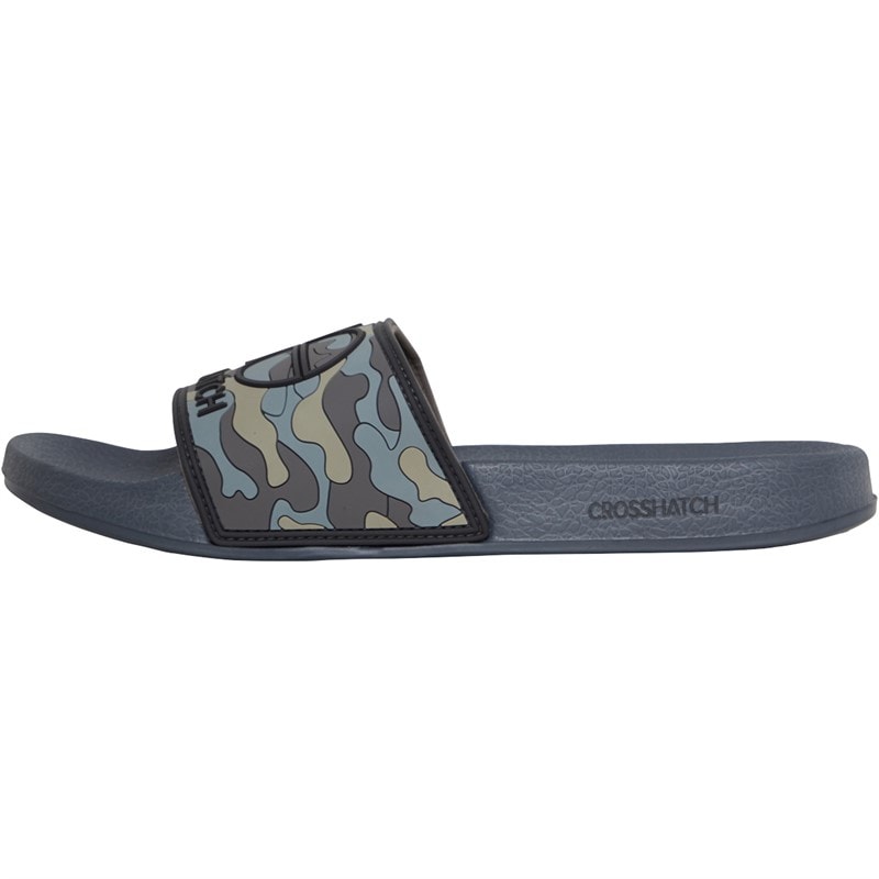 Crosshatch Sandales Remorid Homme Noir Camouflage - Image 2
