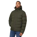 Crosshatch Heren Kampnew Geprägtes Latzjacke Dunkel Oliv
