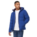 Crosshatch Heren Kampnew Gestikt Placket Jas Blauw