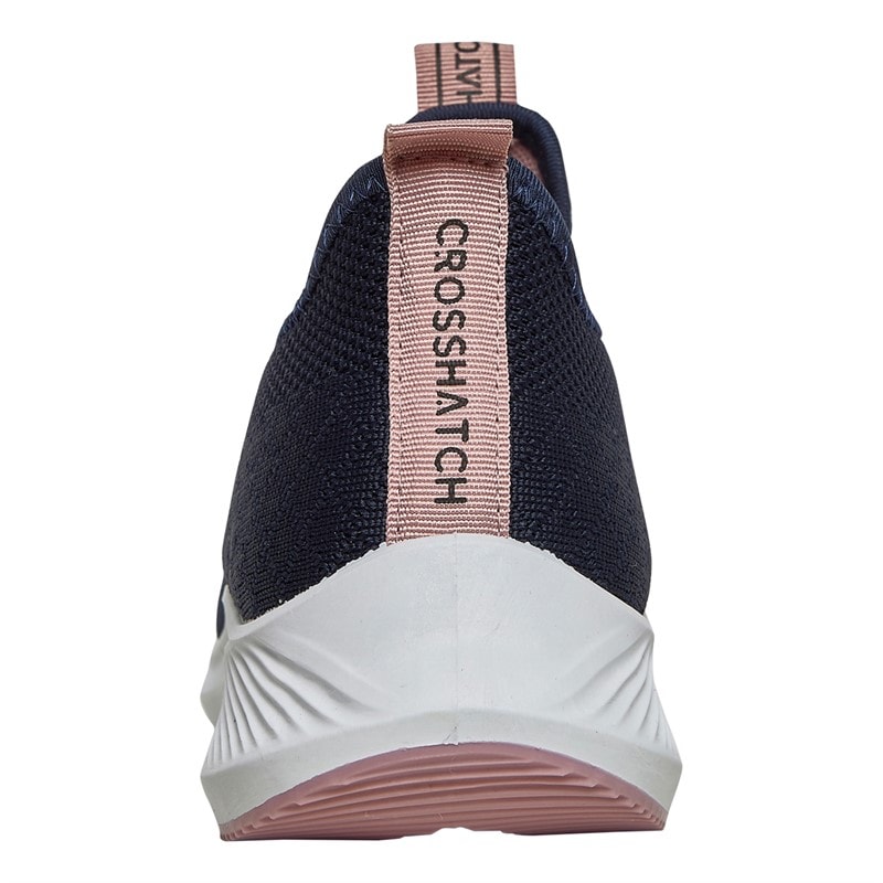 Crosshatch Dames Ridgeway Sneakers Marine - Afbeelding 3
