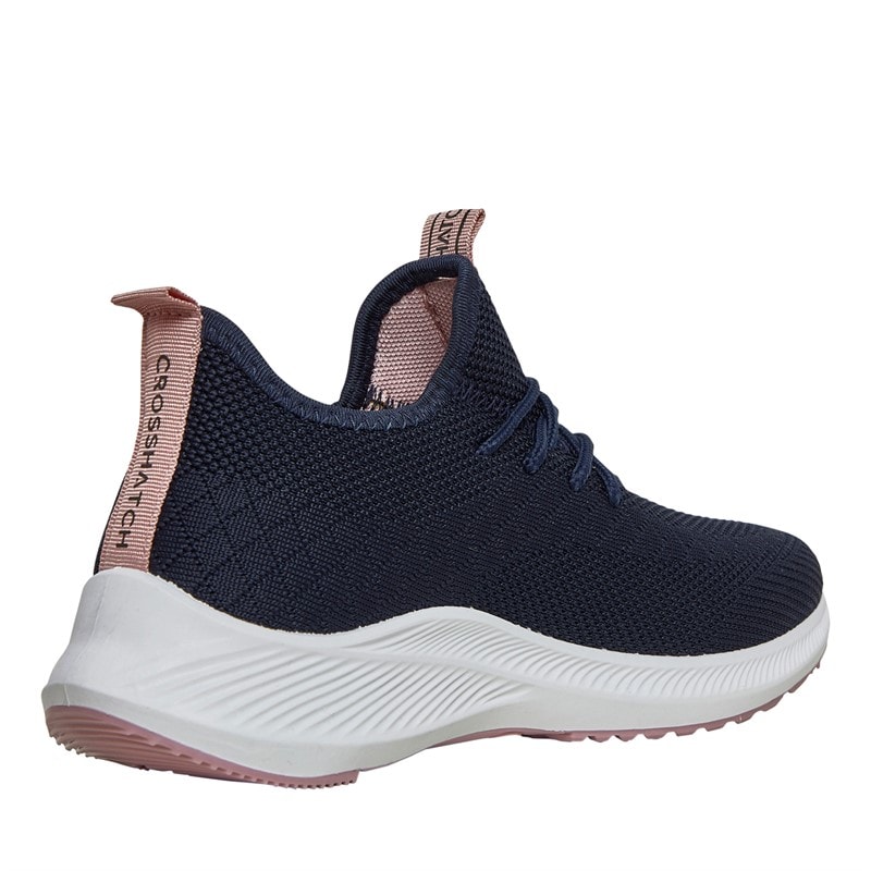 Crosshatch Dames Ridgeway Sneakers Marine - Afbeelding 5