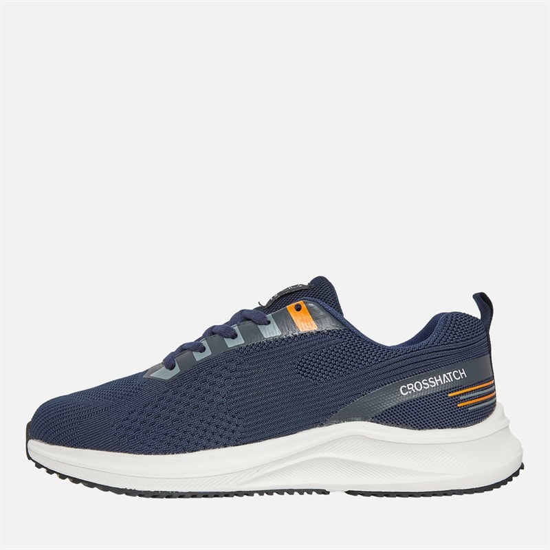 Crosshatch Heren Rivas Sneakers Marineblauw - Afbeelding 1