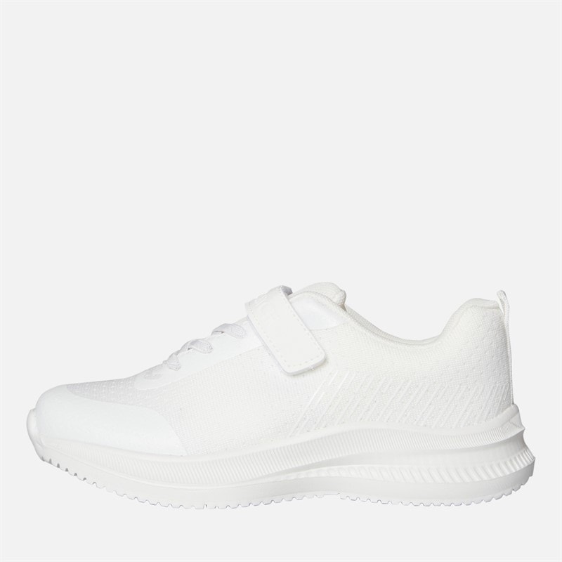 Crosshatch Peuter Stafford Sneakers Wit Mono - Afbeelding 1