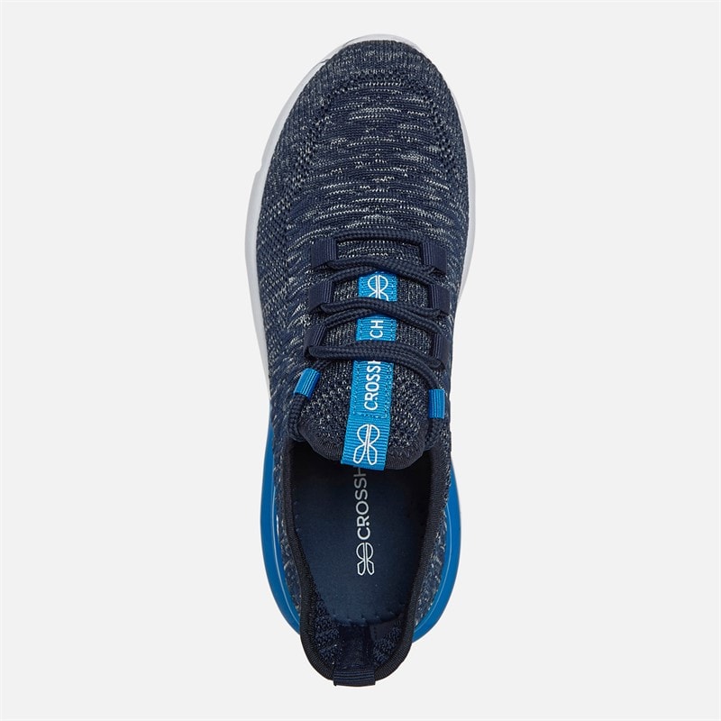Crosshatch Trainers Jongens Smitlay Marineblauw/Blauw - Afbeelding 4