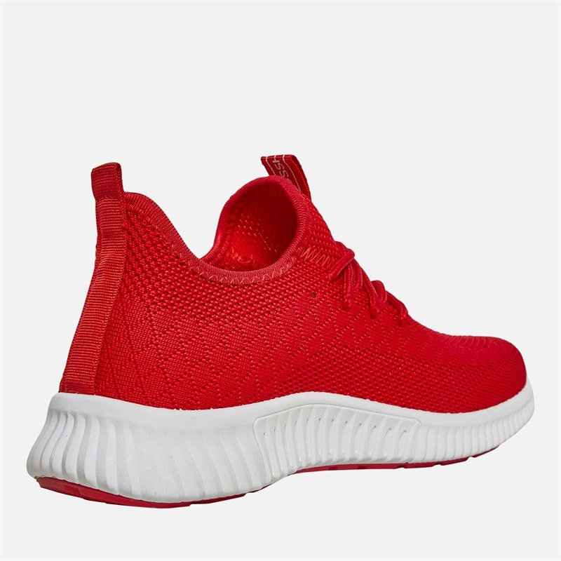 Crosshatch Jongens Rideout Sneakers Rood - Afbeelding 5