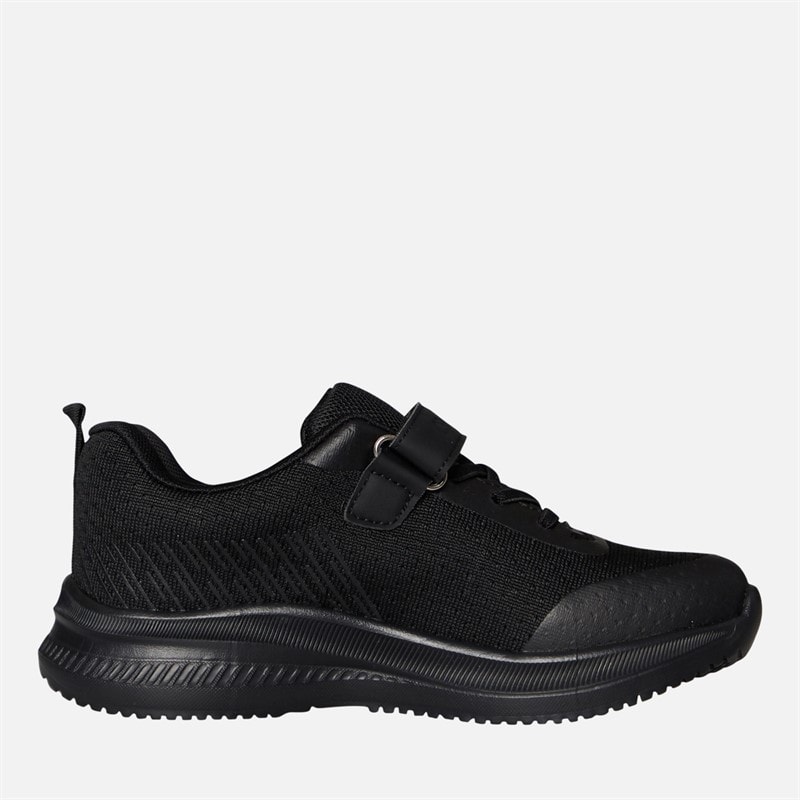 Crosshatch Peuter Stafford Sneakers Zwart / Wit - Afbeelding 5