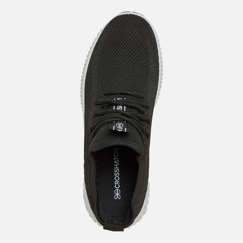 Crosshatch Jongens Rideout Sneakers Zwart - Afbeelding 4