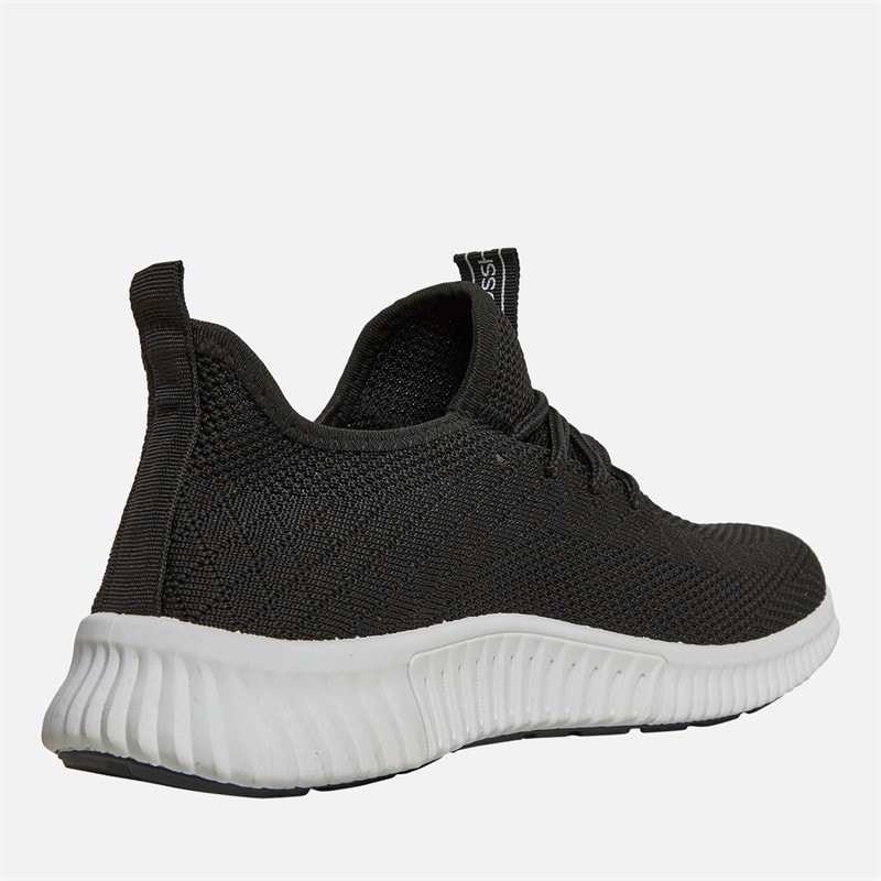 Crosshatch Jongens Rideout Sneakers Zwart - Afbeelding 5