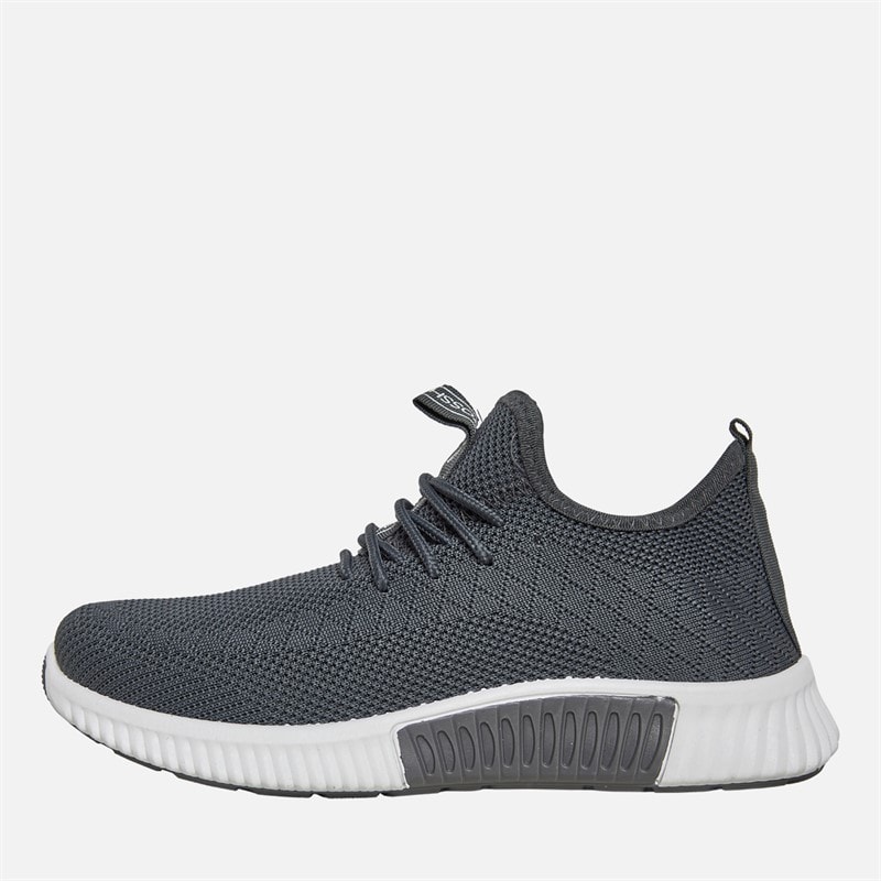 Crosshatch Jongens Rideout Sneakers Grijs - Afbeelding 1