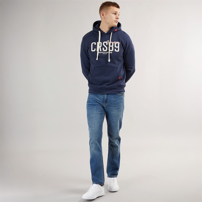 Crosshatch Jeans Coupe Droite Chas Homme Délavage Moyen - Image 4
