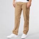 Crosshatch Chinos Amples Chalford Homme Biscuit