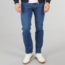 Crosshatch Jeans Draker droit Homme lavage moyen