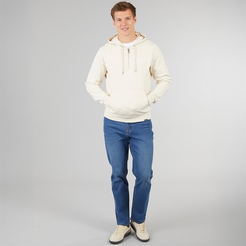 Crosshatch Jeans Homme Dalesman Coupe Relax Gris Clair - Image 3