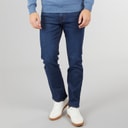 Crosshatch Jean Droit Draker Homme Délavé Foncé