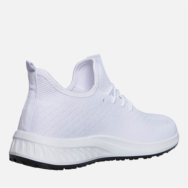 Crosshatch Herren Antioch Turnschuhe Weiß - Bild 5