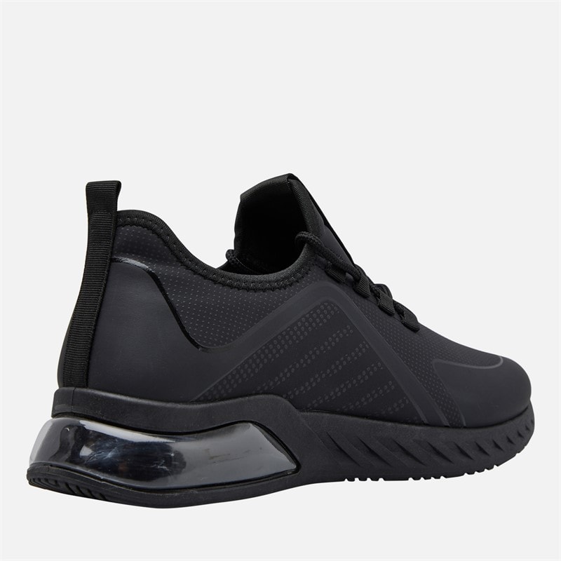 Crosshatch Clarington sneakersy dla niego kolor Black Mono – zdjęcie  5