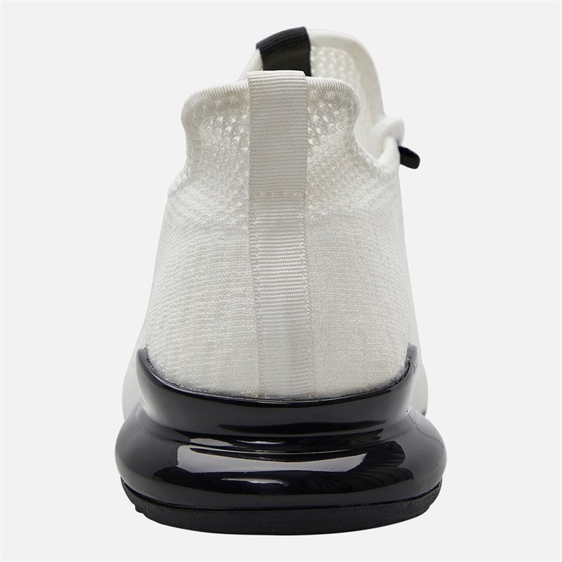 Crosshatch Heren Smitlay Sneakers Wit/Zwart - Afbeelding 3