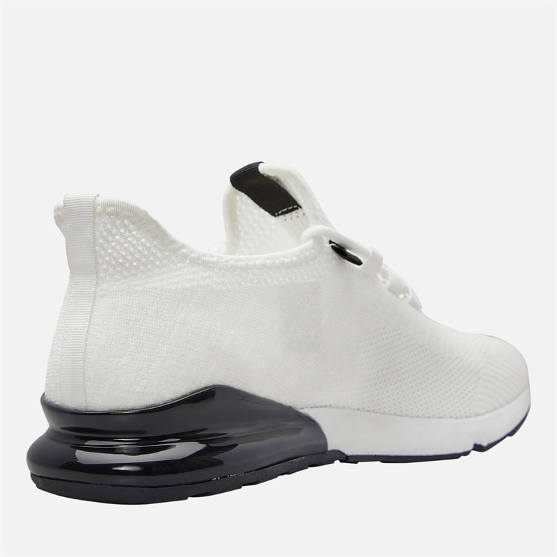 Crosshatch Heren Smitlay Sneakers Wit/Zwart - Afbeelding 5