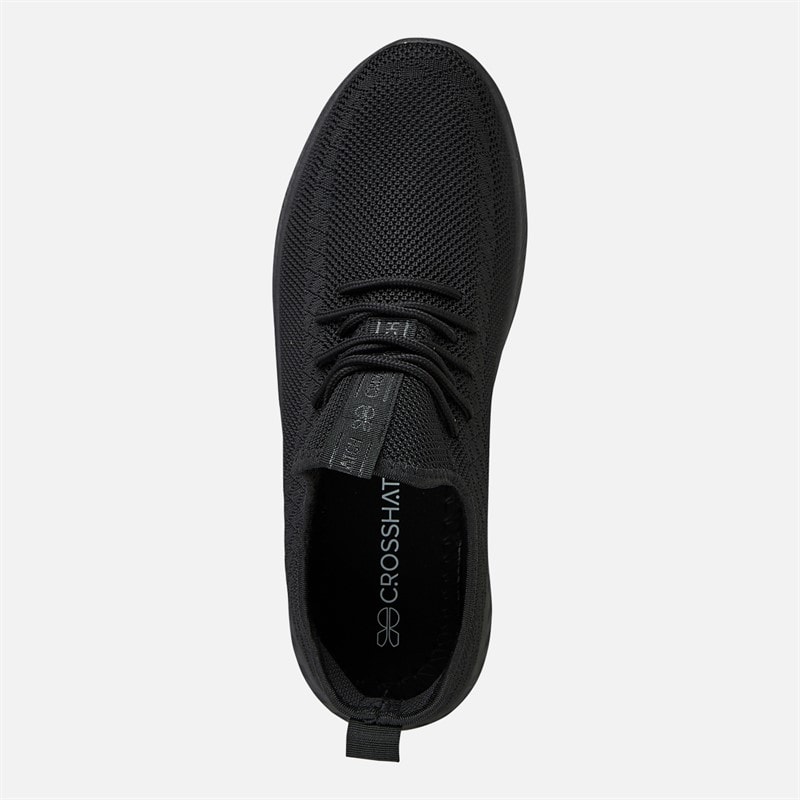 Crosshatch Antioch sneakersy dla niego kolor Black Mono – zdjęcie  4