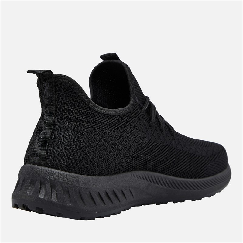 Crosshatch Antioch sneakersy dla niego kolor Black Mono – zdjęcie  5